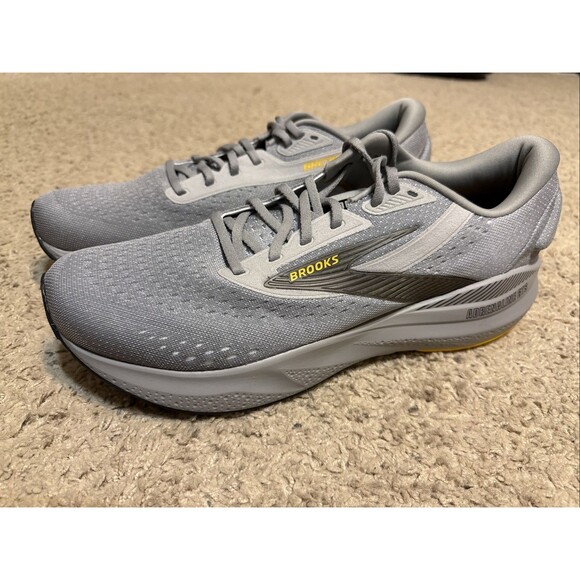 Size 14 Brooks Adrenaline GTS 24 Alloy Gold Fusion NIB NEW men Running Gray main image 10